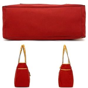 Coach Tote Bag Canvas Red - Gem